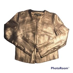 Rocawear Gold Leather Jacket